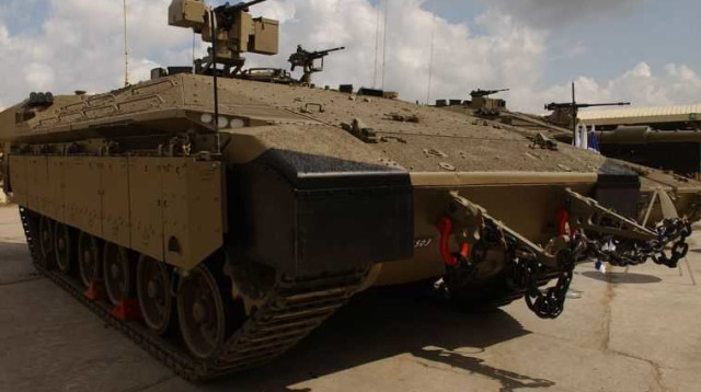 נגמ"ש נמ"ר (צילום: דובר צה"ל,פלאש 90)