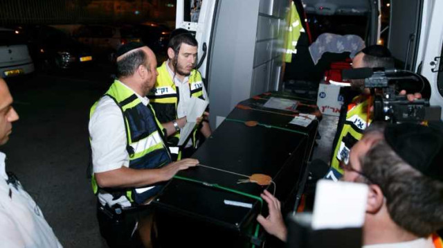 ארונו של אור אסרף ז"ל בישראל (צילום: זק"א)