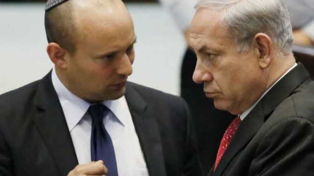 נפתלי בנט ובנימין נתניהו (צילום: מרים אלסטר, פלאש 90)