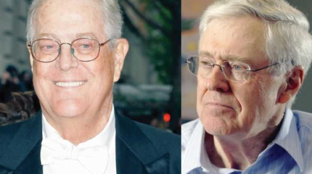 צ'ארלס (מימין) ודיוויד (משמאל) קוך (צילום: רויטרס)