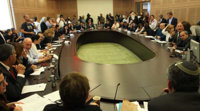 ישיבת הוועדה המסדרת (צילום: דוברות הכנסת)