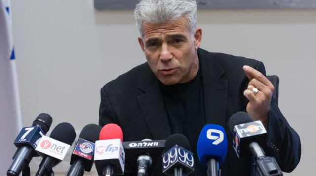 יאיר לפיד (צילום: מרים אלסטר, פלאש 90)