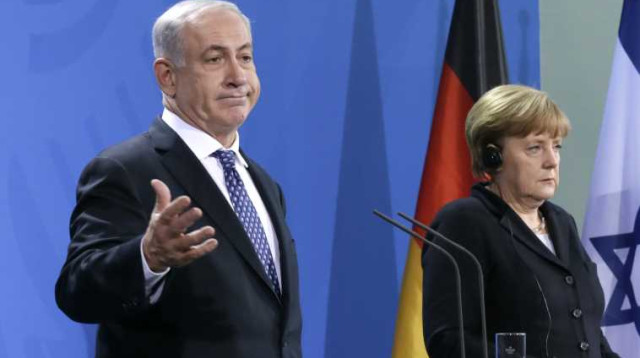 בנימין נתניהו אנגלה מרקל (צילום: רויטרס)