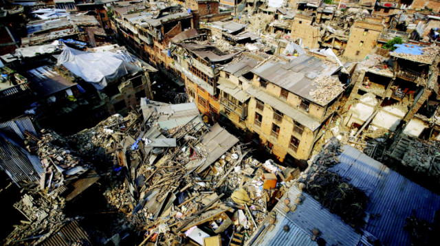 הריסות בבקטפור, לאחר הרעש השני שהרעיד את נפאל. התחזית התגשמה במלואה (צילום: רויטרס)