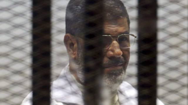 נשיא מצרים לשעבר מוחמד מורסי בכלא (צילום: רויטרס)