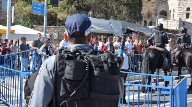 כוחות משטרה בירושלים (צילום: חטיבת דובר המשטרה)
