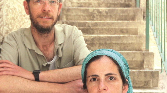 שלמה לוינגר ועתיה זר (צילום: אריאל בשור)