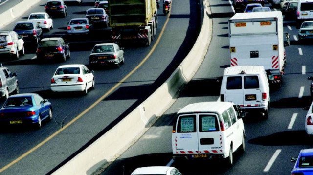 פקק תנועה (צילום: אלוני מור)