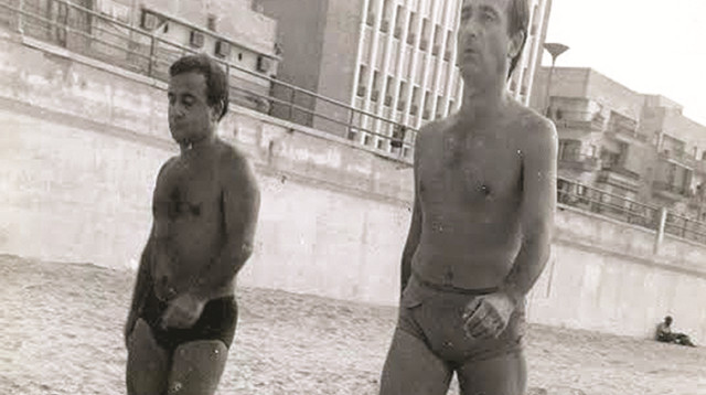 גדעון זינגר ויענקל'ה בן סירא (צילום: נתן זהבי)