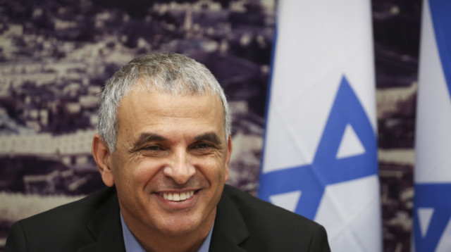 כחלון בישיבה ראשונה במשרד האוצר (צילום: הדס פרוש , פלאש 90)