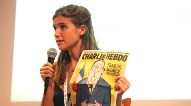 סולן שלבון בהרצאה בישראל  (צילום: מיכל פתאל, פלאש 90)