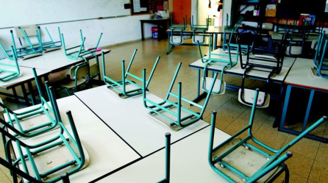 כיתה ריקה (צילום: נתי שוחט, פלאש 90)