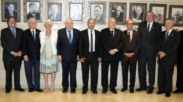 זוכי פרס וולף (צילום: יאיר אנטמן)