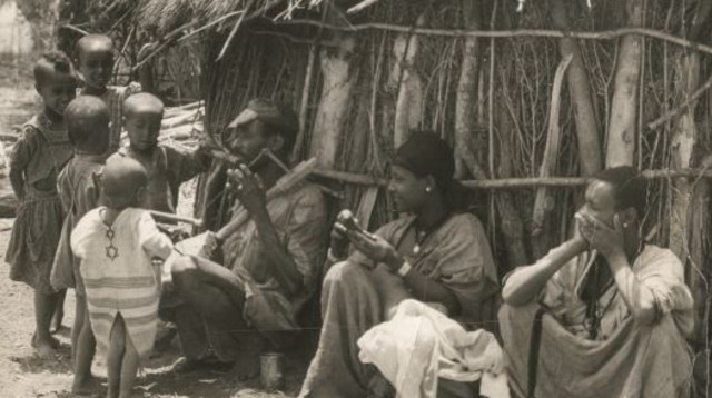 יהודים אתיופים בכפר באתיופיה (צילום: camera press london)