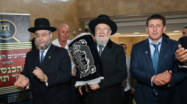 הרב ישראל מאיר לאו (צילום: אלי סגל)