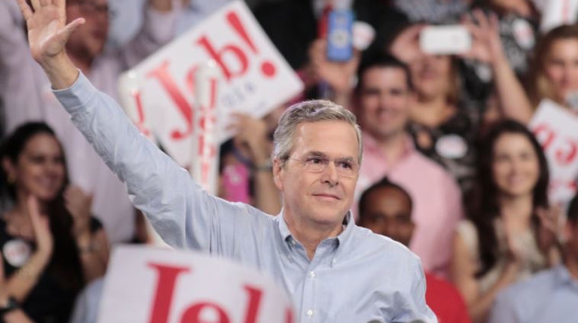 ג'ב בוש מכריז על מועמדותו לנשיאות ארה"ב במיאמי (צילום: רויטרס)