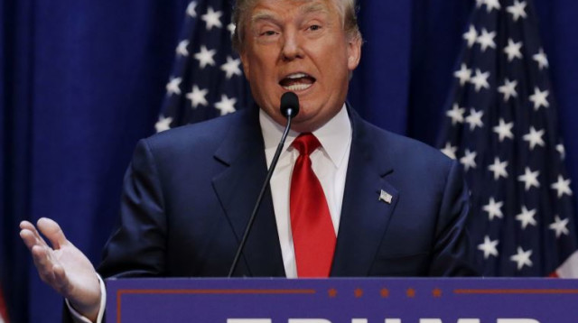 דונלד טראמפ מכריז על מועמדותו לנשיאות ארה"ב (צילום: רויטרס)