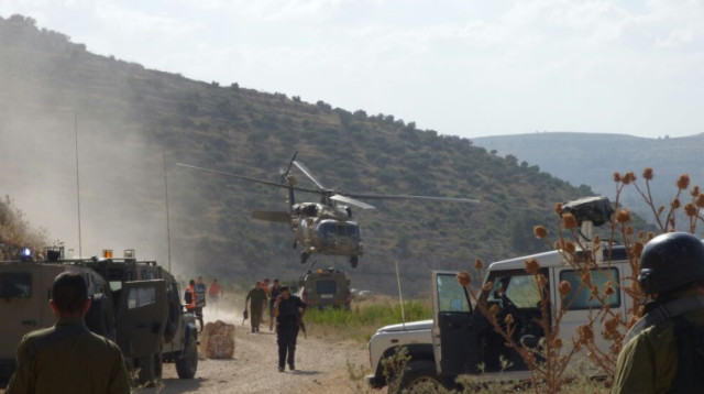 זירת הפיגוע בדולב (צילום: מתניה אהרונוביץ - סוכנות תצפית)