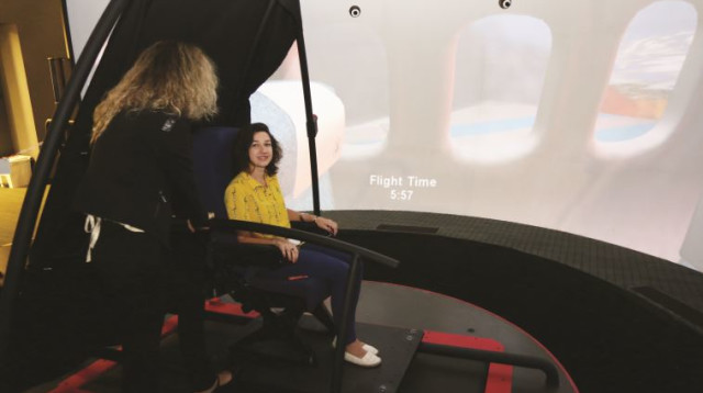 סימולטור טיסה (צילום: אלוני מור)