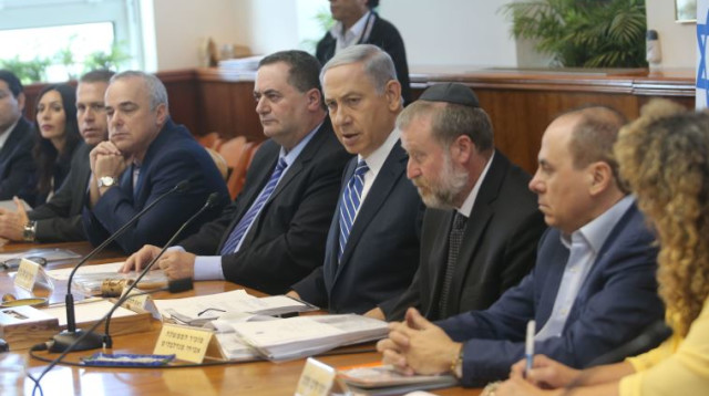 ישיבת הממשלה (צילום: אלכס קולומויסקי, פלאש 90)