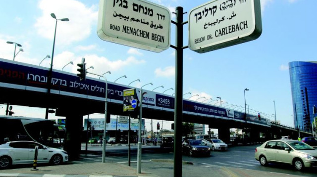 גשר מעריב בתל אביב  (צילום: אריאל בשור)