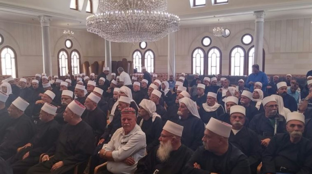 כינוס מנהיגי הדרוזים בנבי שועייב (צילום: נועם אמיר)