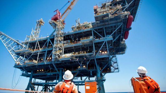 מאגר הגז תמר (צילום: פלאש 90)