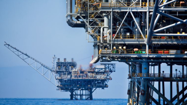 מאגר הגז תמר (צילום: פלאש 90)