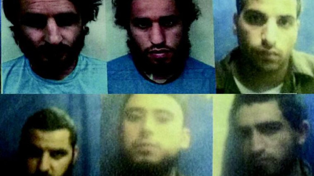 תושבי חורה שנעצרו בחשד לתמיכה בדאעש (צילום: תקשורת שב"כ)