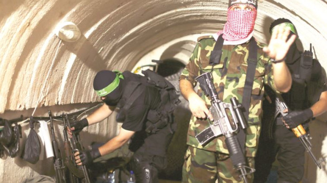 מנהרת טרור של חמאס (צילום: רויטרס)