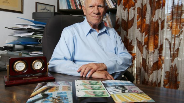 משה מנדלבאום, נגיד בנק ישראל לשעבר (צילום: מירי צחי)