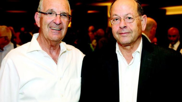 אהוד שפירא ושמשון הראל (צילום: אוהד הרכס)