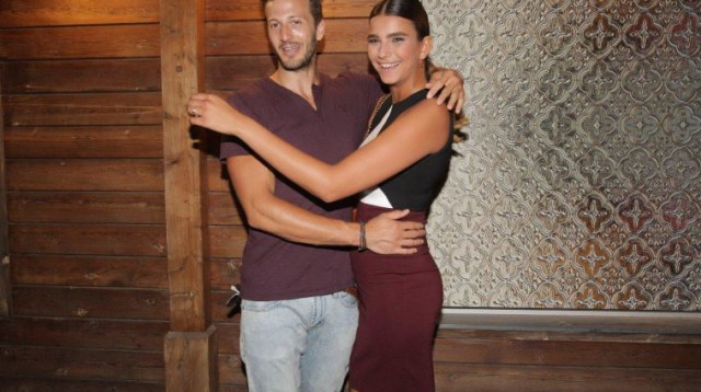 שני חזן ומייקל לואיס (צילום: שוקה כהן)