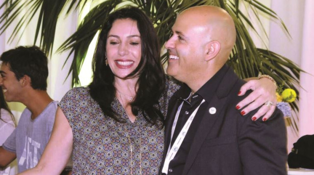 אסי טוכמאייר ומירי רגב (צילום: פוטו גדי - איגוד הטניס)