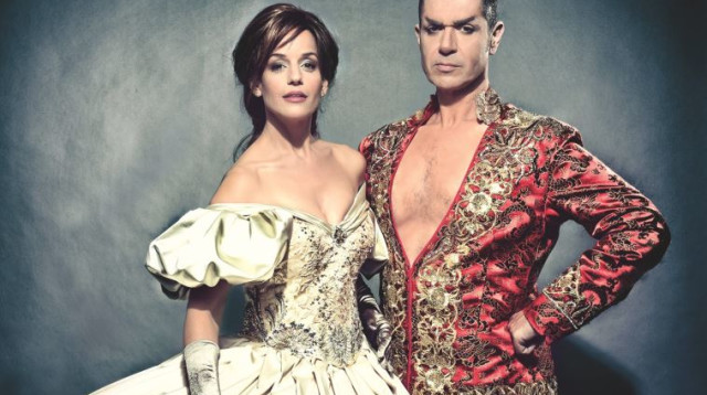 גלית גיאת ואיציק כהן ב"המלך ואני" (צילום: רונן אקרמן, יח"צ)