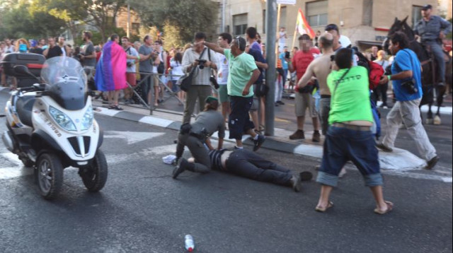 מצעד הגאווה ירושלים (צילום: מרק ישראל סלם)