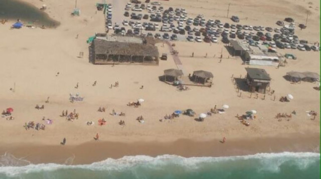 חוף ים בדרום (צילום: חטיבת דובר המשטרה)