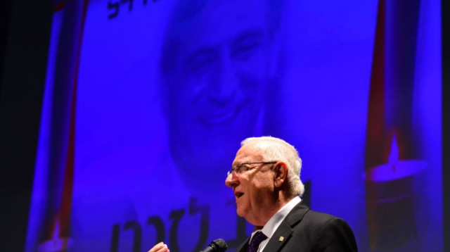 נשיא המדינה בערב לזכרו של תנ"צ אפרים ברכה ז"ל (צילום: קובי גדעון, לע"מ)