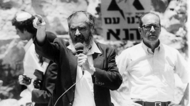 הרב מאיר כהנא (צילום: יצחק אלהרר, סקופ 80)