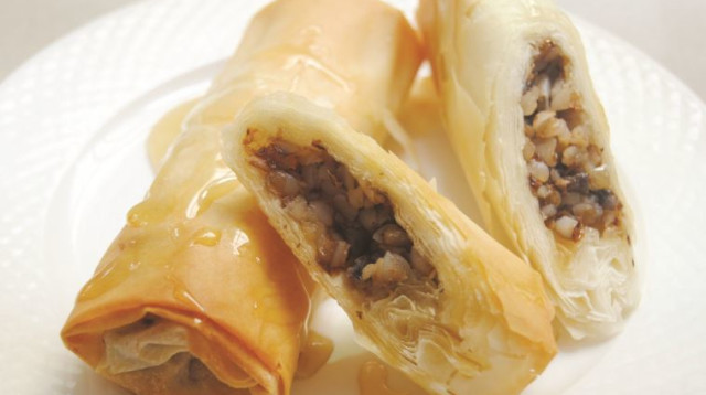 כיסני עלי פילו עם כוסמת (צילום: פסקל פרץ רובין)