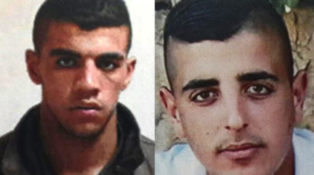 מחמד חוסאם סעיד קירש, ואסים מחמד צאלח (צילום: תקשורת שב"כ)