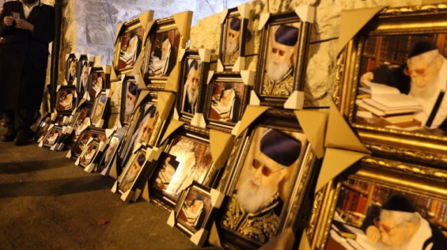 תמונות של הרב עובדיה יוסף בירושלים (צילום: ירון ברנר, פול)