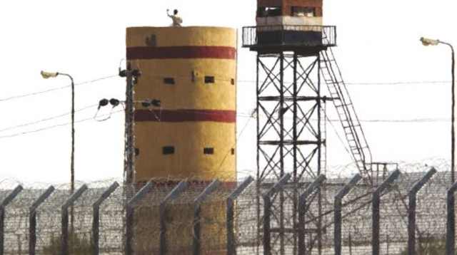 עמדה של צבא מצרים בצפון סיני (צילום: רויטרס)