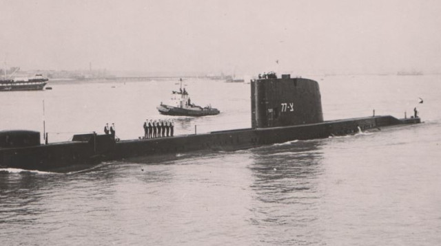 צוללת אח"י דקר (צילום: ארכיון צה"ל במשרד הביטחון)