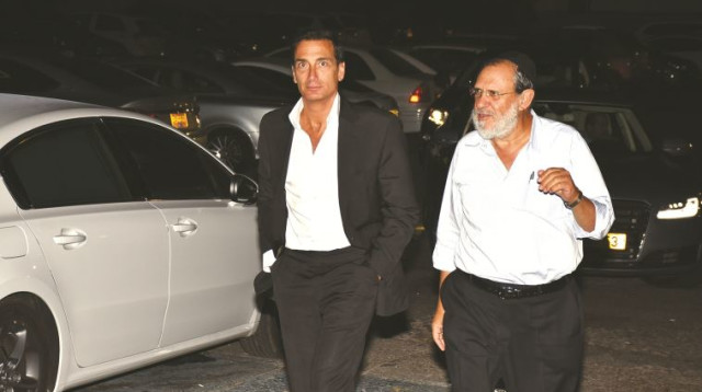 שולם פישר ומתיו ברונפמן (צילום: פיני כהן)