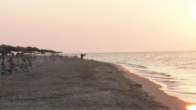 חוף טיגקאקי באי קוס (צילום: מאיר בלייך)