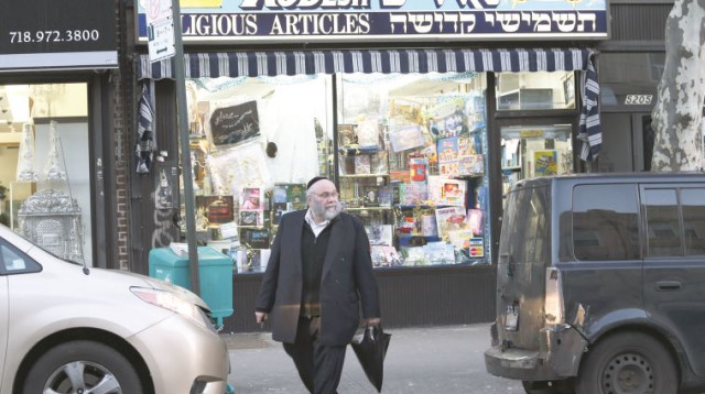 רובע בורו פארק, ניו יורק, חסידים (צילום: נתי שוחט, פלאש 90)