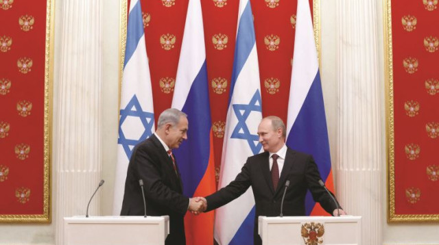 בנימין נתניהו וולדימיר פוטין (צילום: קובי גדעון, לע"מ)