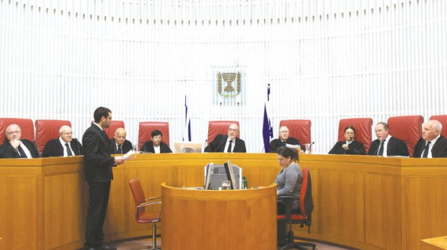 שופטי בג"צ (צילום: יונתן זינדל, פלאש 90)