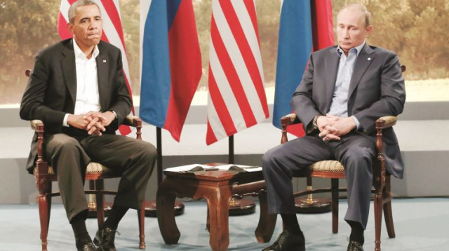 ברק אובמה וולדימיר פוטין (צילום: רויטרס)